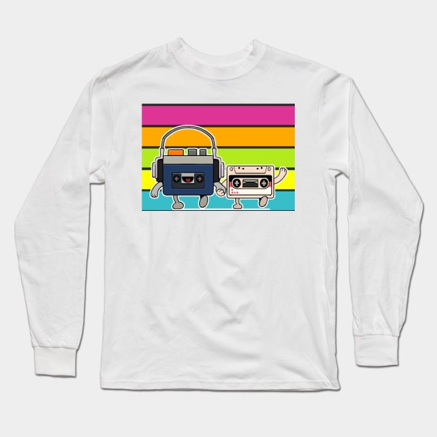 cassettetape Long Sleeve T-Shirt by COOLKJS0